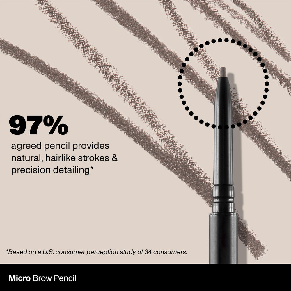 MORPHE Trazo parecido a pelo para cejas más naturales.