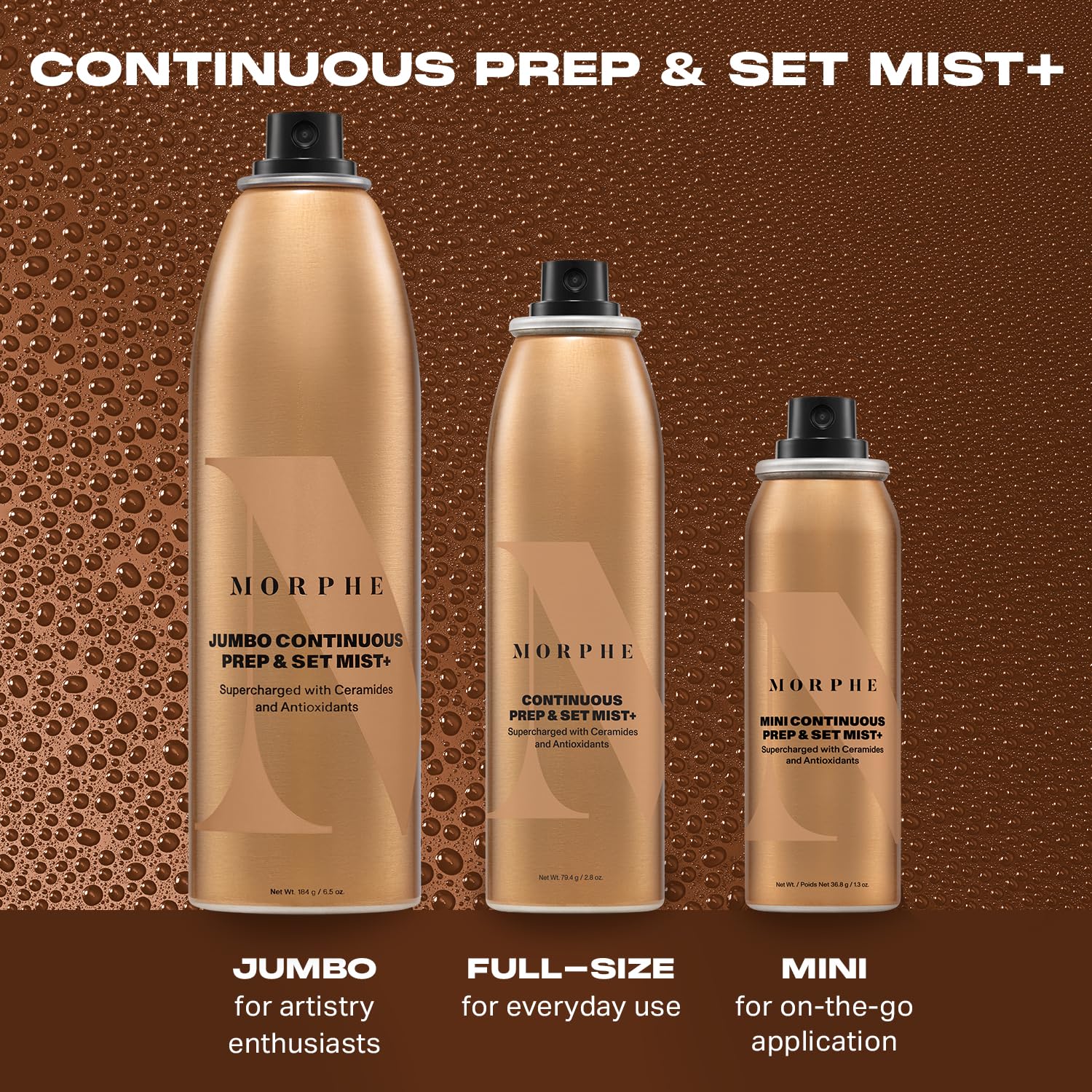 MORPHE Mini formato portátil ideal para retoques en cualquier lugar.