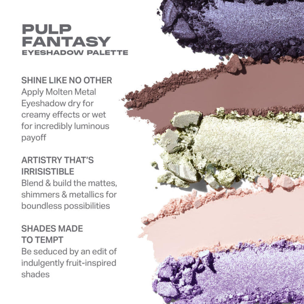 MORPHE Pulp Fantasy Artistry Palette sombras con destellos brillantes y sutiles.