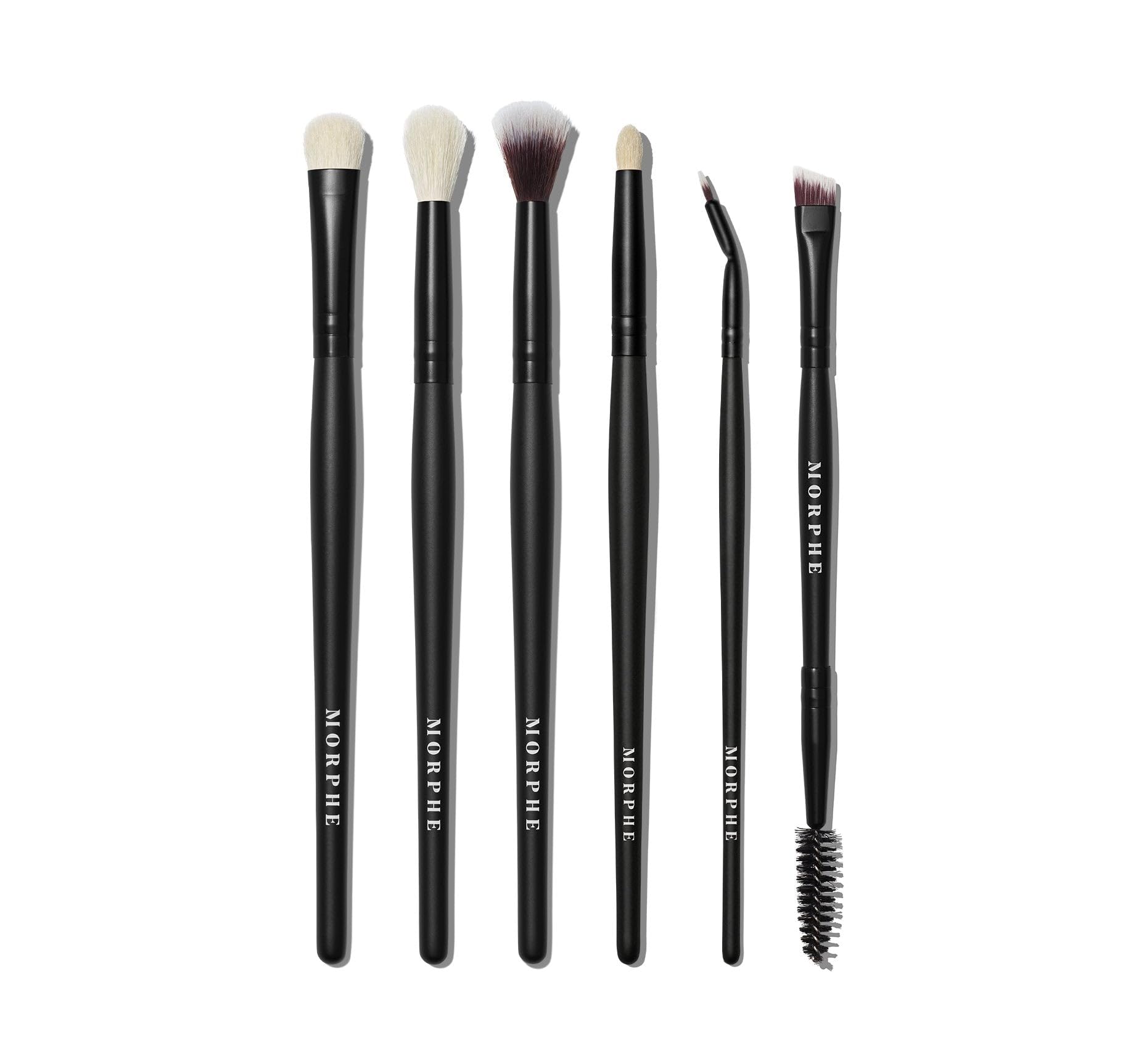 MORPHE Rose Away travel case in faux leather protects brushes on the go.