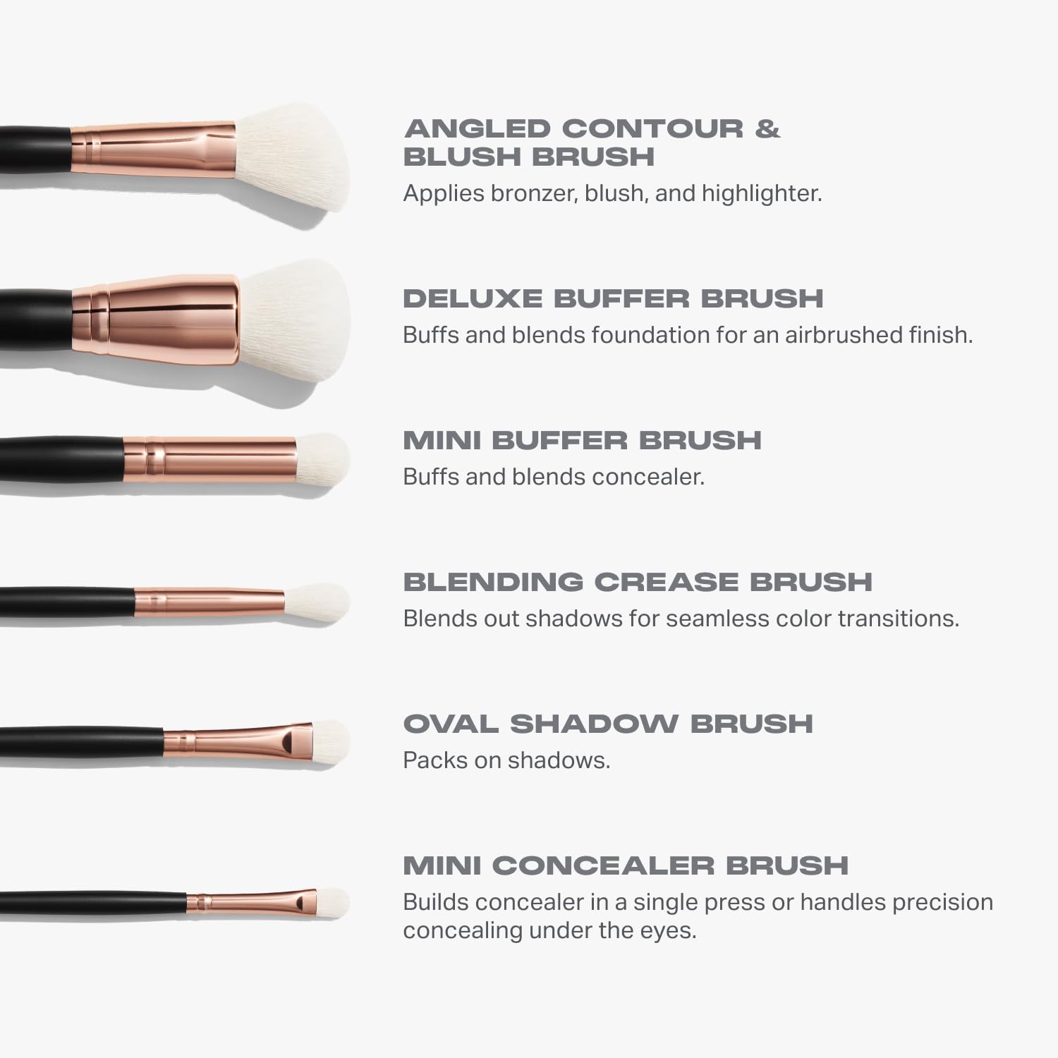 MORPHE Rose Away Travel Tubby case keeps brushes organized while traveling.