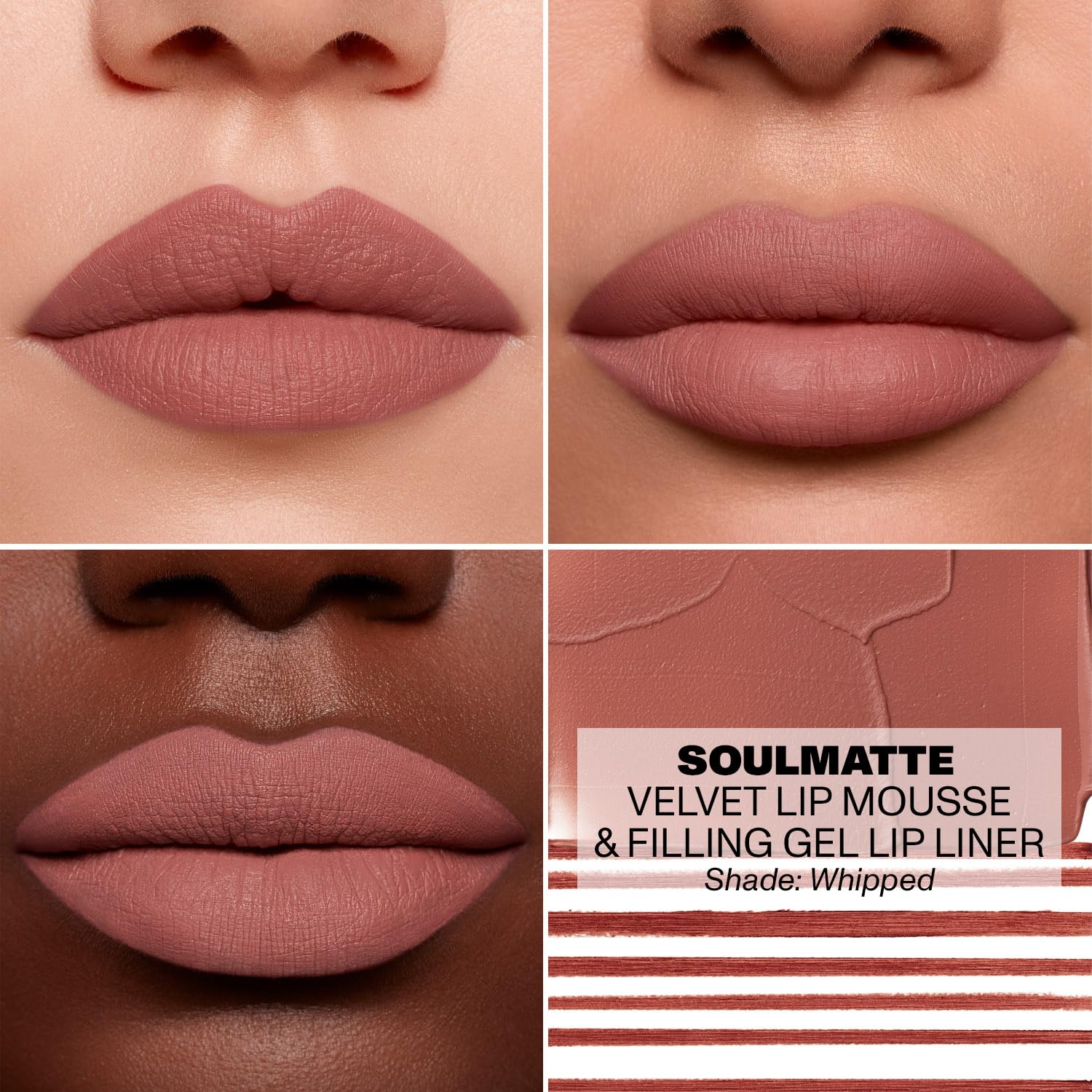 MORPHE Soulmatte gel lip liner provides precise definition with smudge resistance.