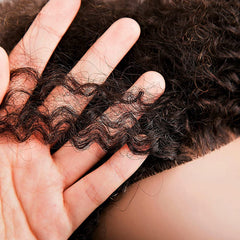 MORRIS real human hair training head offers a natural feel for styling.