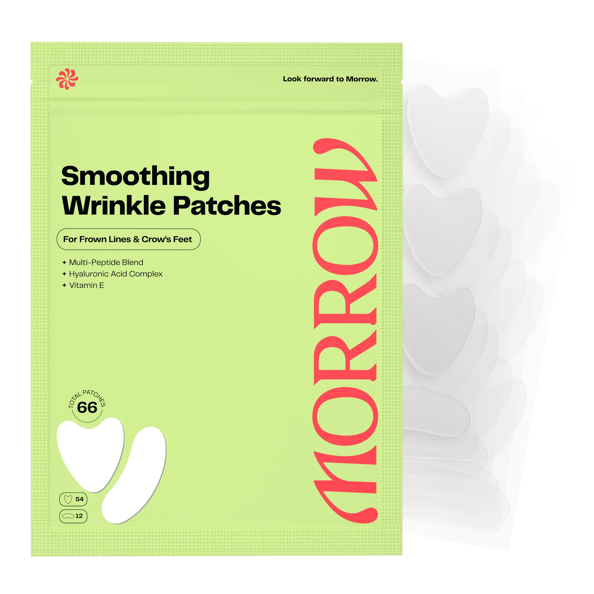 Parche Morrow Beauty para arrugas nocturnas suaviza líneas finas al despertar