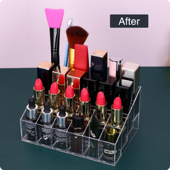 MOSIKER store or salon display keeps cosmetics tidy while inviting inspection.
