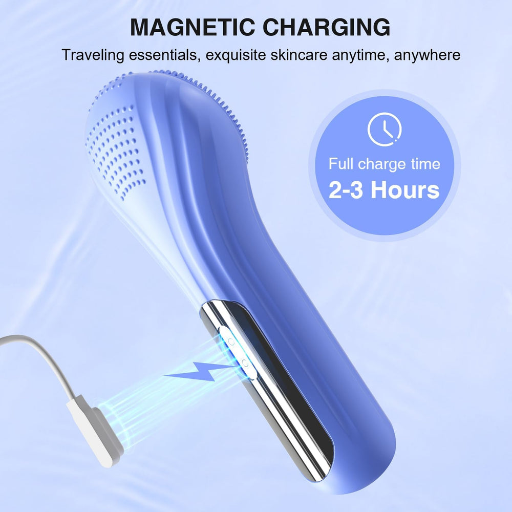 Mosnami blue handle grip for safe, comfortable skincare routine