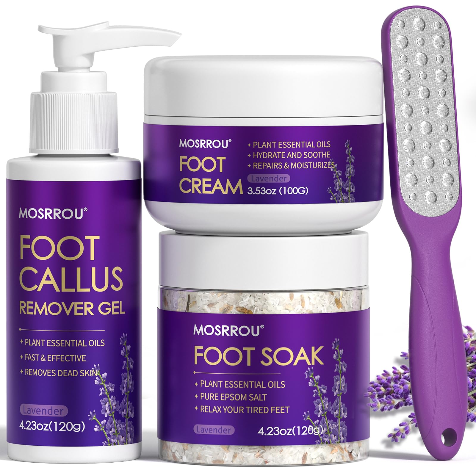 MOSRROU pedicure kit gift box shows easy at-home foot care for gifting