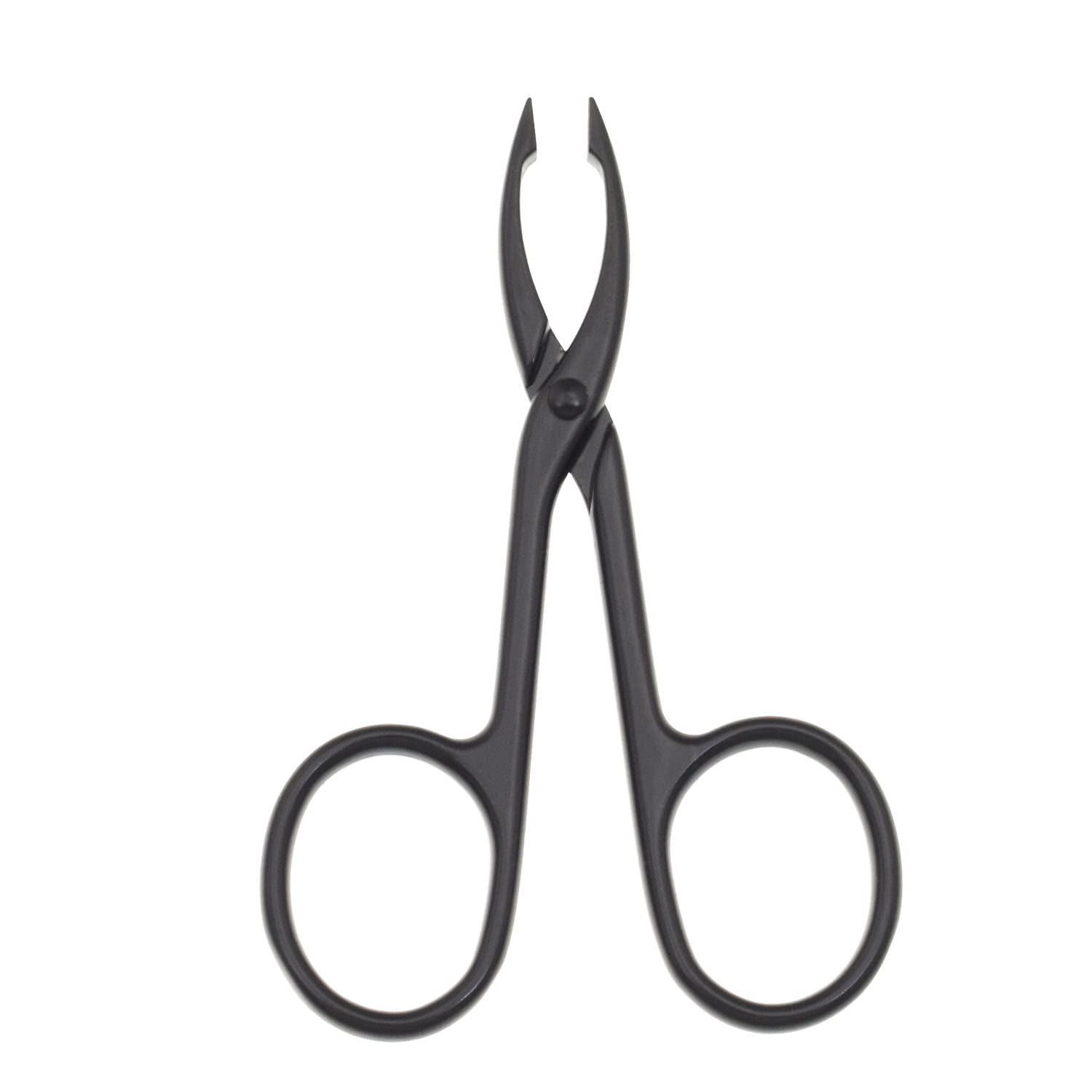 Motanar scissor-handle closeup showing ergonomic grip for controlled plucking.