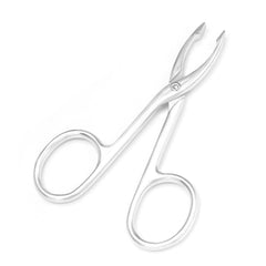 Motanar scissor-handle tweezers provide a secure grip for accurate plucking
