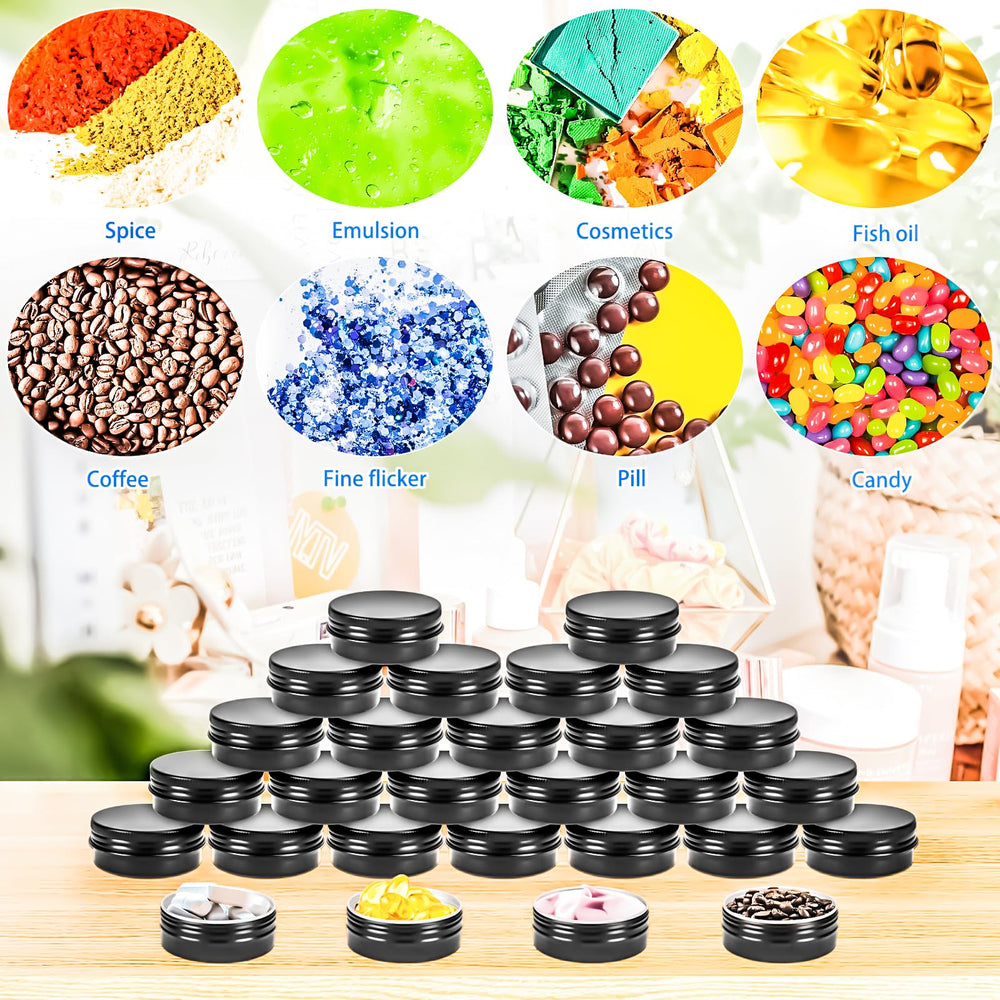 MotBach 52mm diameter tin jar highlighting compact aluminum container
