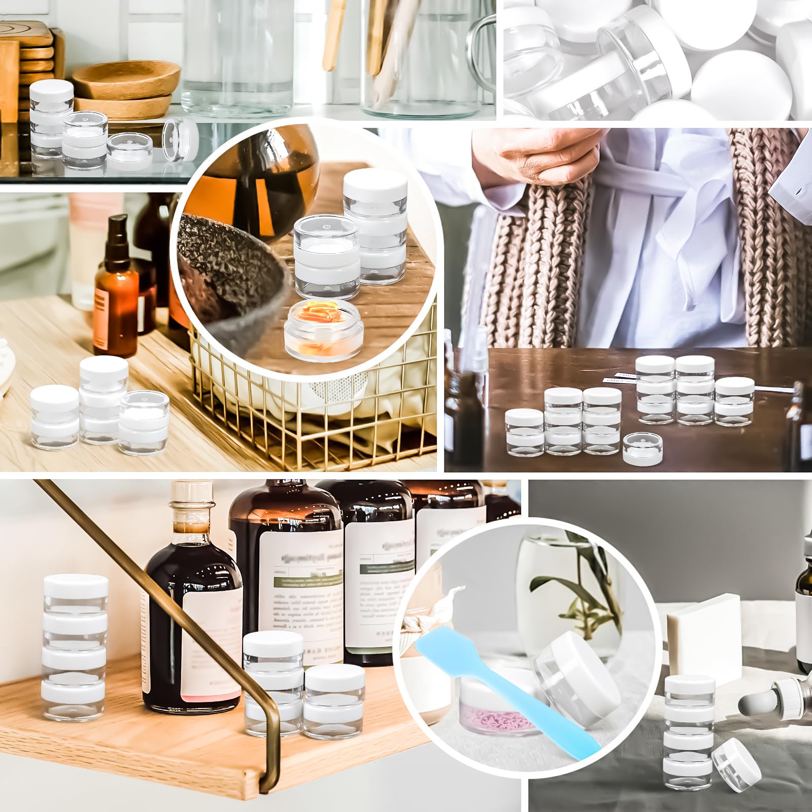 MotBach leak-proof lid jar prevents spills in bags