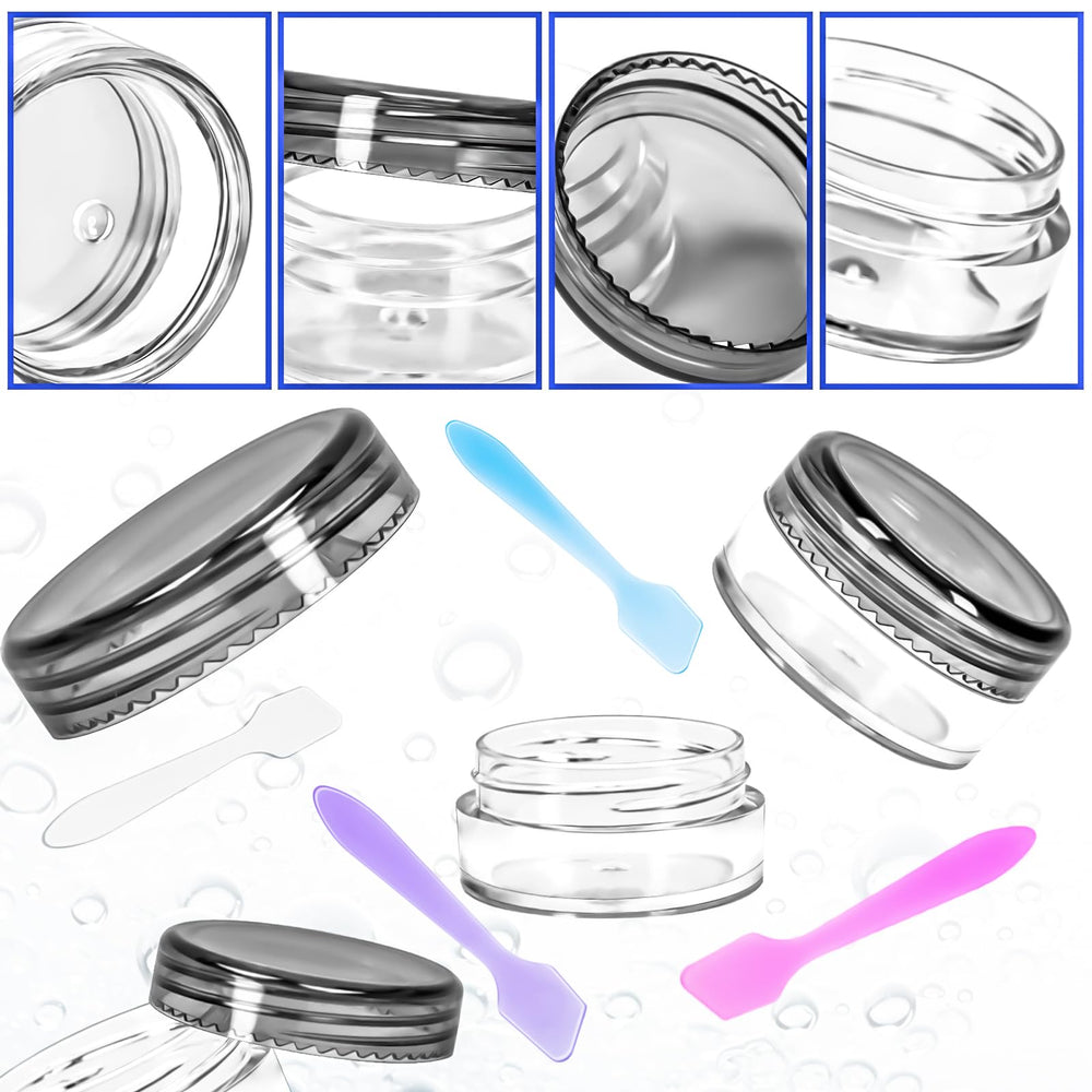 MotBach portable cosmetic jars ideal for on-the-go samples