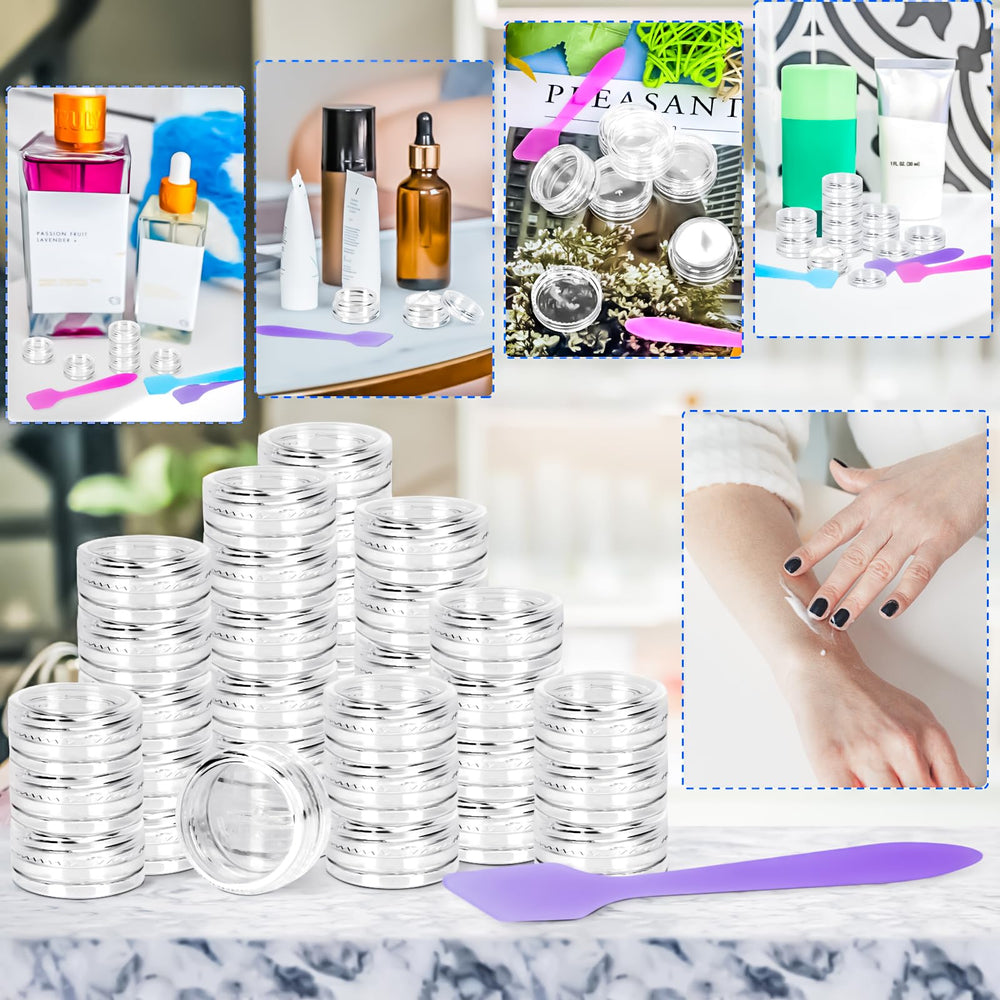 MotBach reusable containers for creams, lip balms, and small accessories.