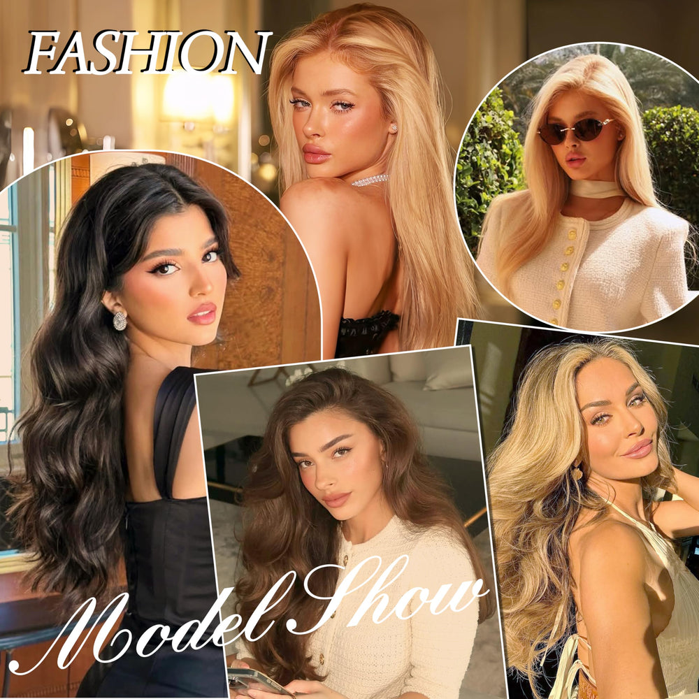 Motfin 8-piece full-head set provides comprehensive volume and length.