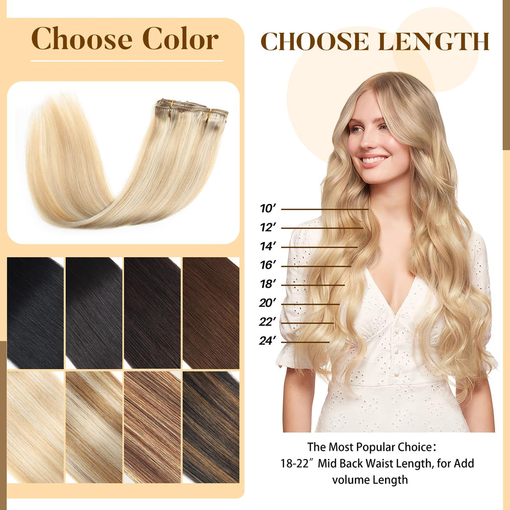 Motfin Event-ready clip-ins ideal for weddings and parties.