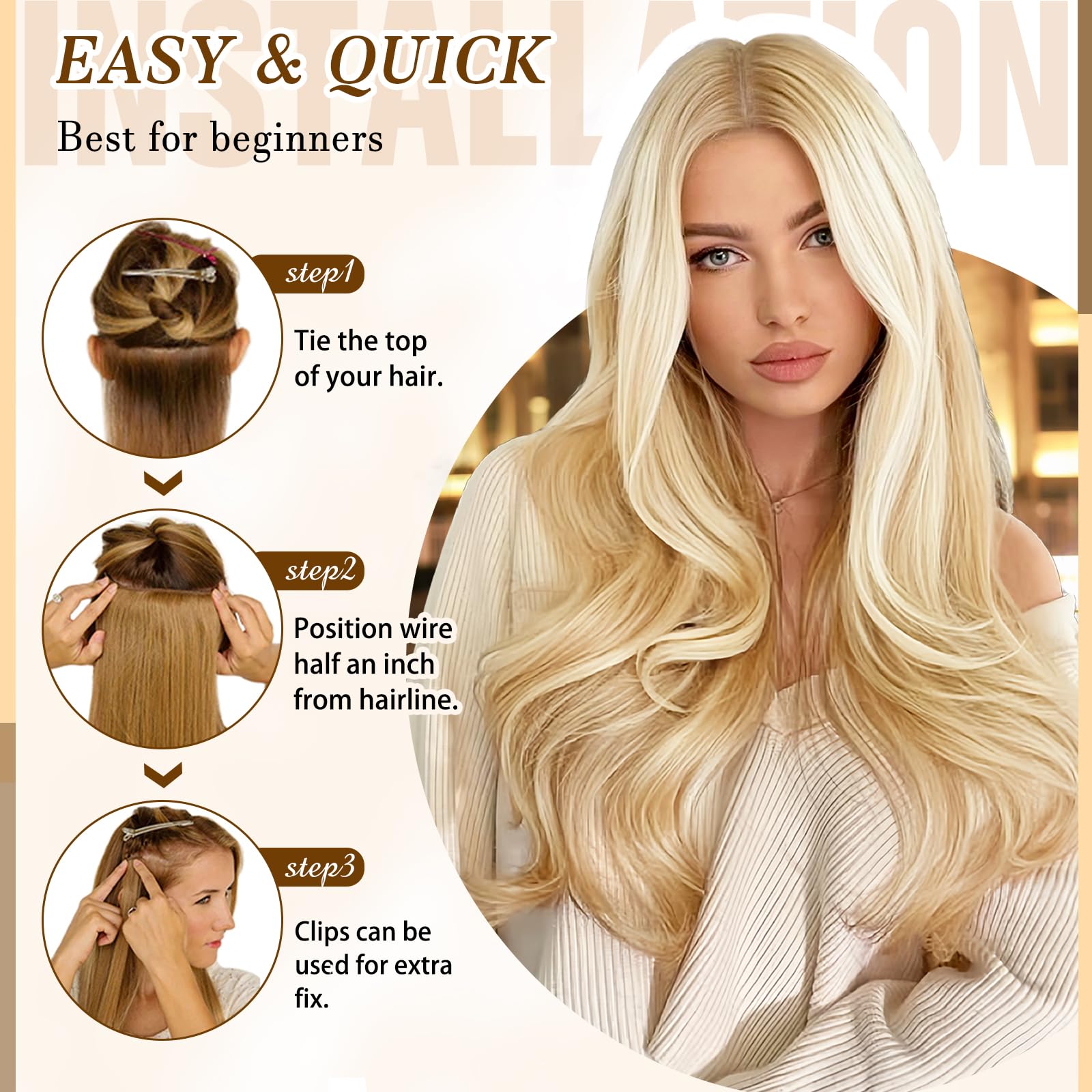 Motfin Long-lasting extensions designed for comfortable wear all day.
