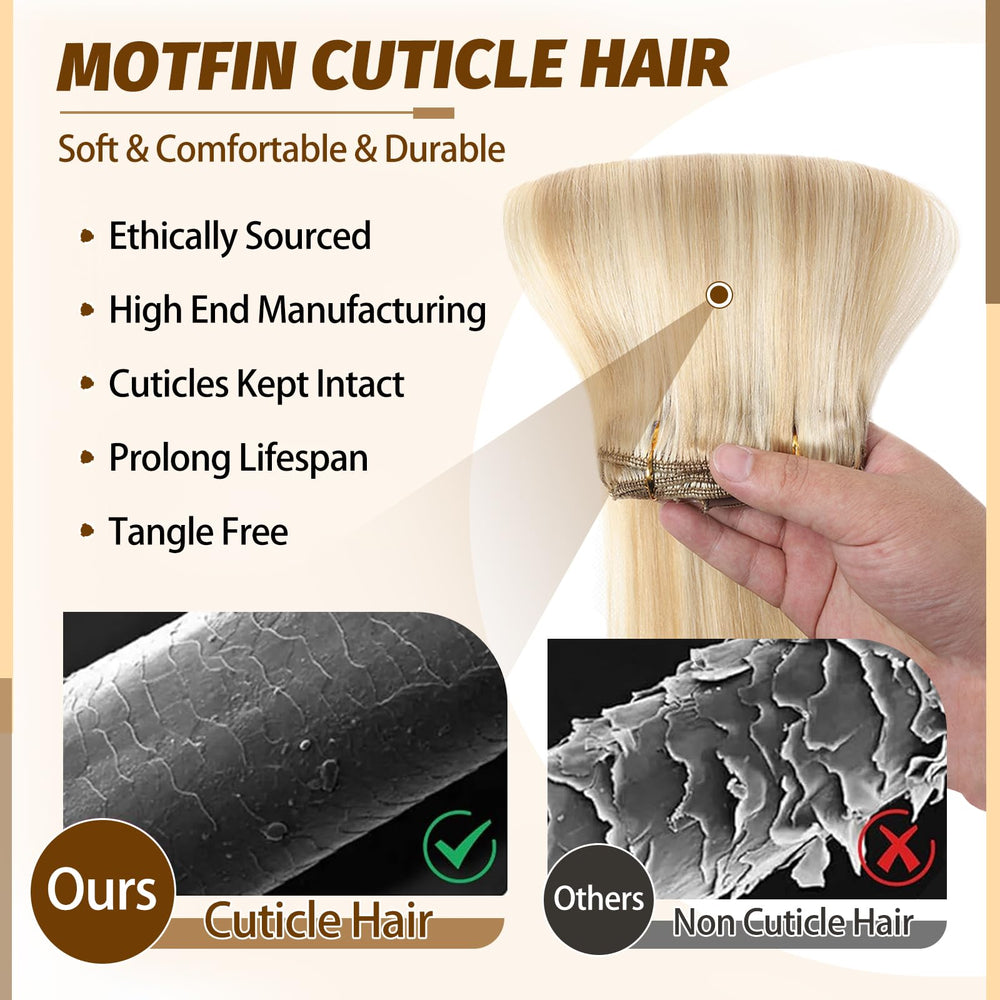 Motfin Silicone-backed clips protect scalp with secure placement.
