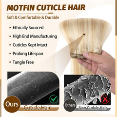 Motfin Silicone-backed clips protect scalp with secure placement.