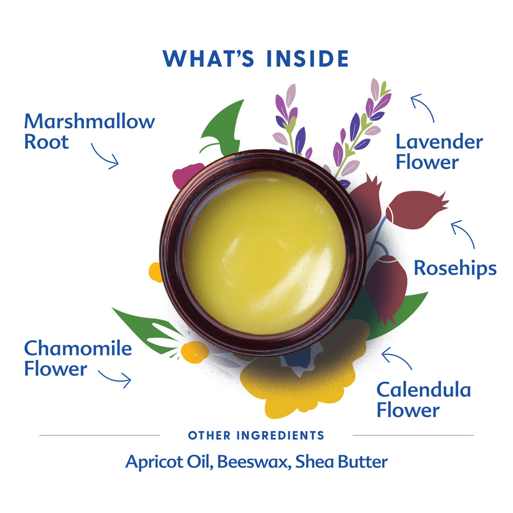 Motherlove organic herbs label highlights non GMO and organic ingredients