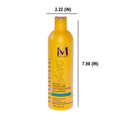 Motions Pro Champú Neutralizante, textura cremosa en la mano, facilita la distribución.