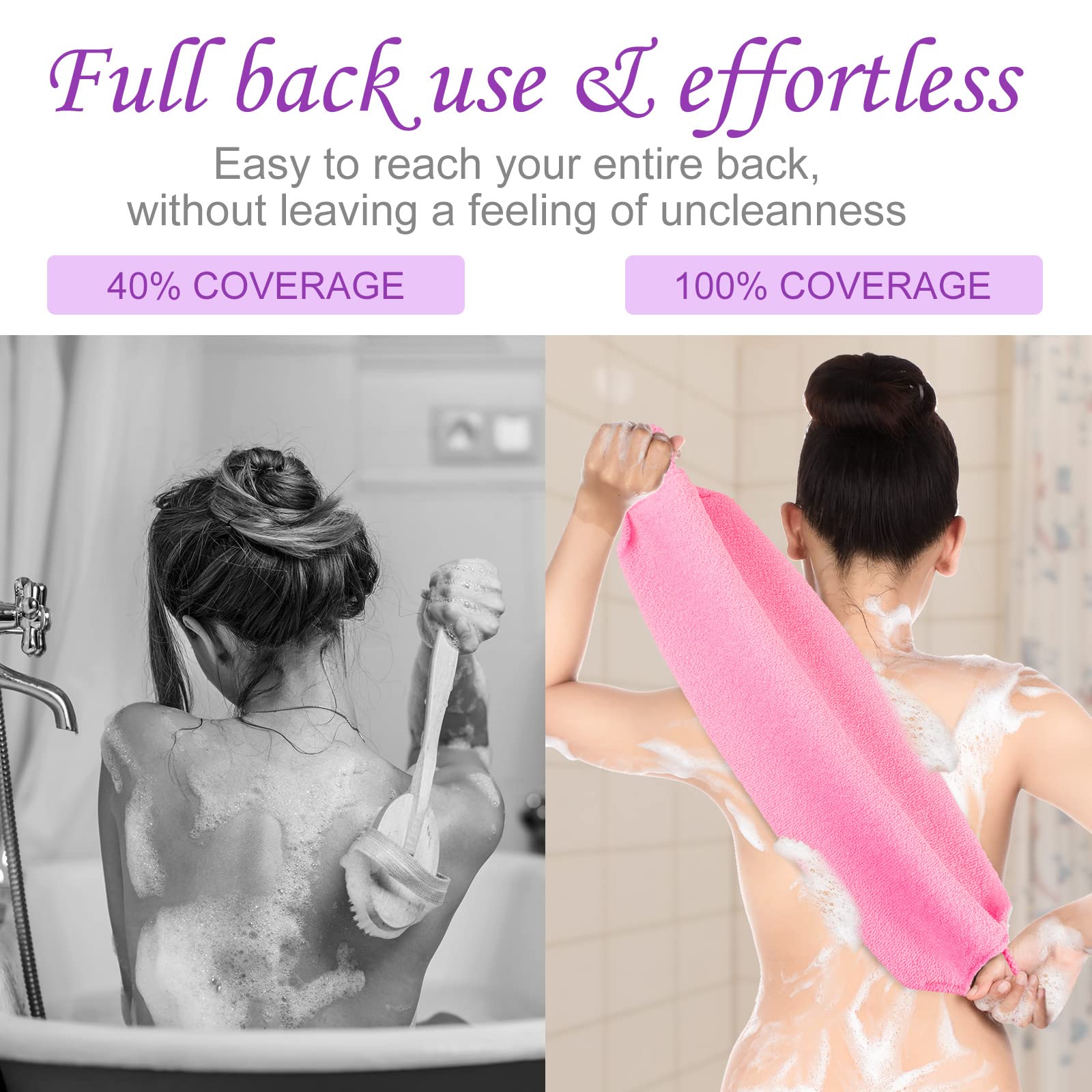 Moukeren uso en ducha: facilita la limpieza corporal diaria