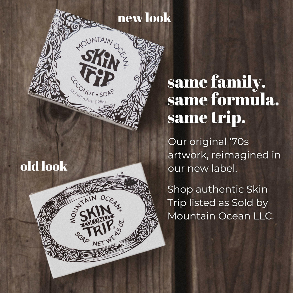 Creamy lather from Mountain Ocean Skin Trip coconut soap bar for gentle cleansing