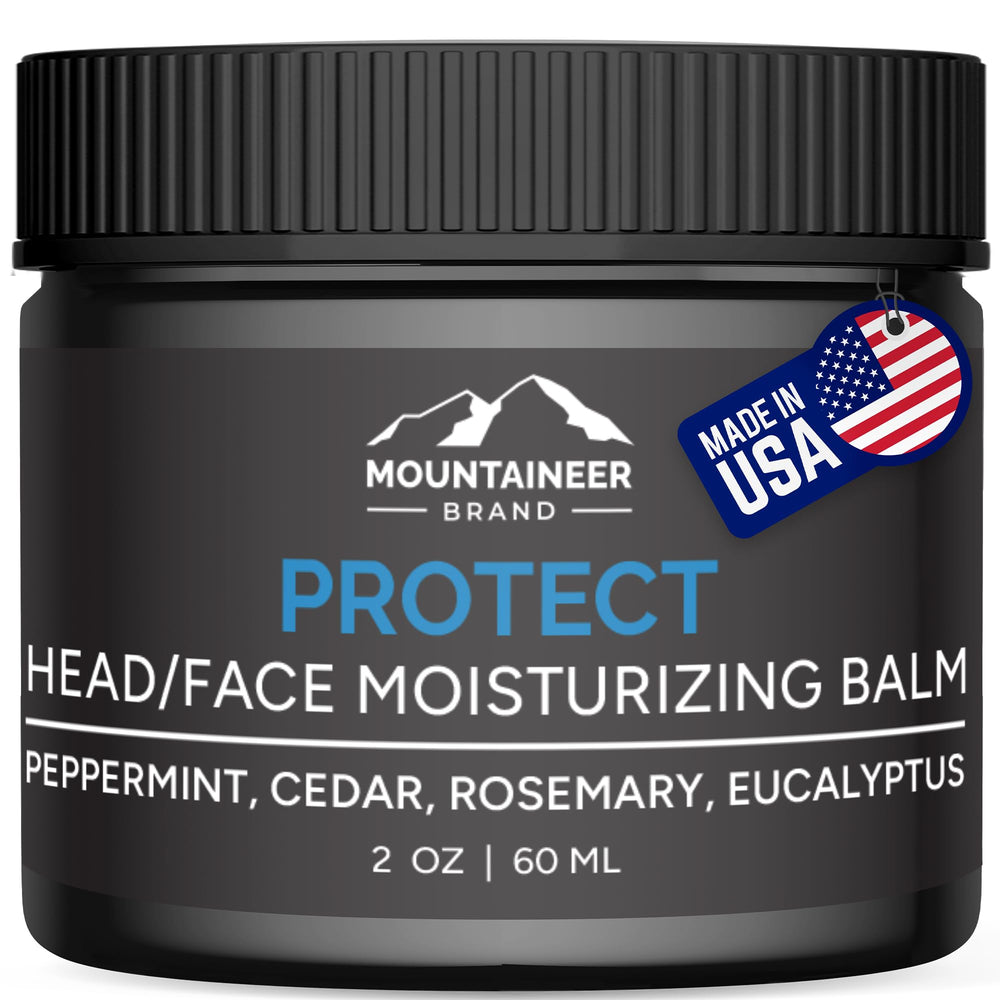 Mountaineer Brand bálsamo natural frente: hidratación suave para piel y cuero cabelludo