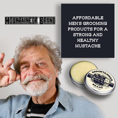 Natural ingredients image highlights beeswax, shea and cocoa butter, and coconut oil.
