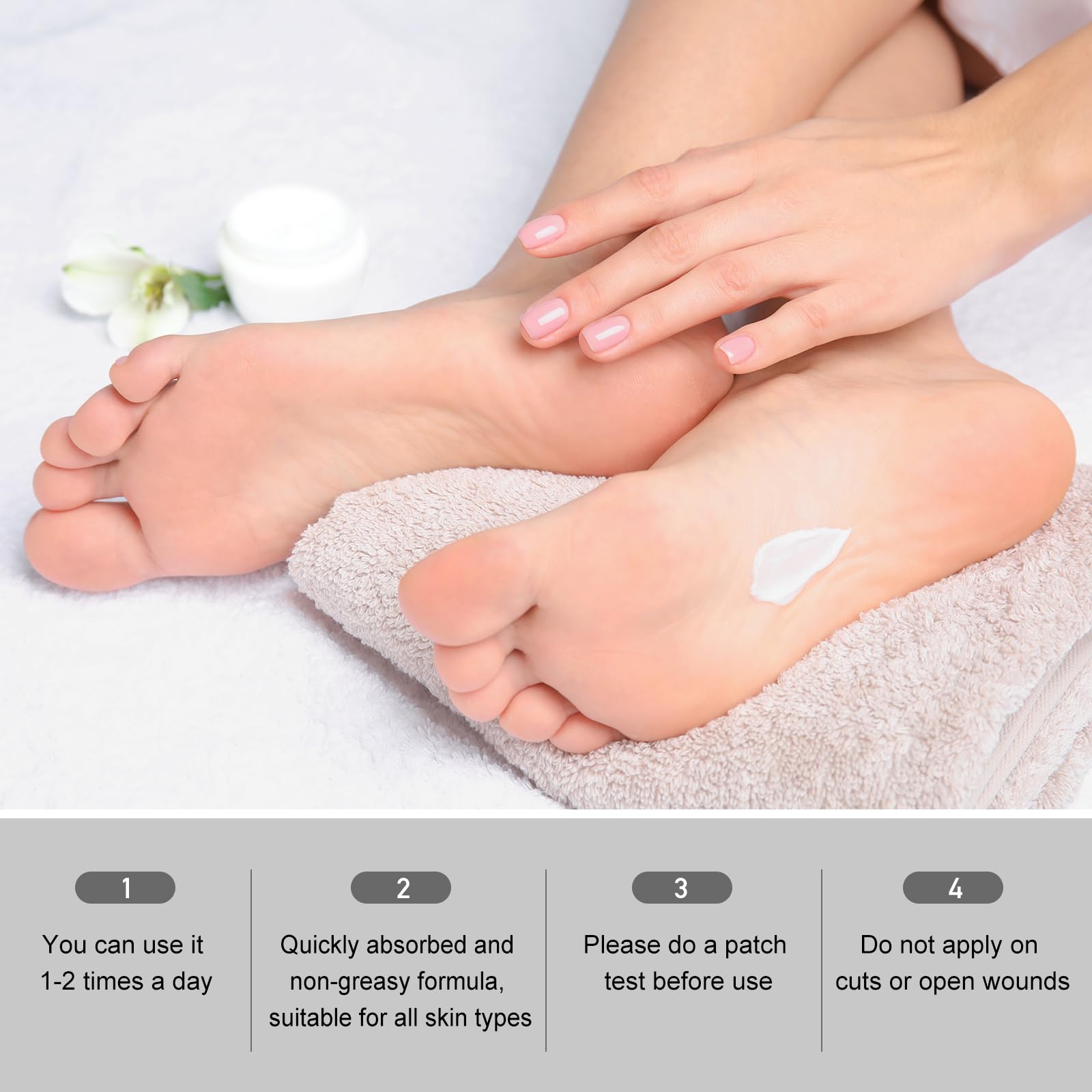 Mouriven Urea Cream 40% promotes skin moisture and smoothness
