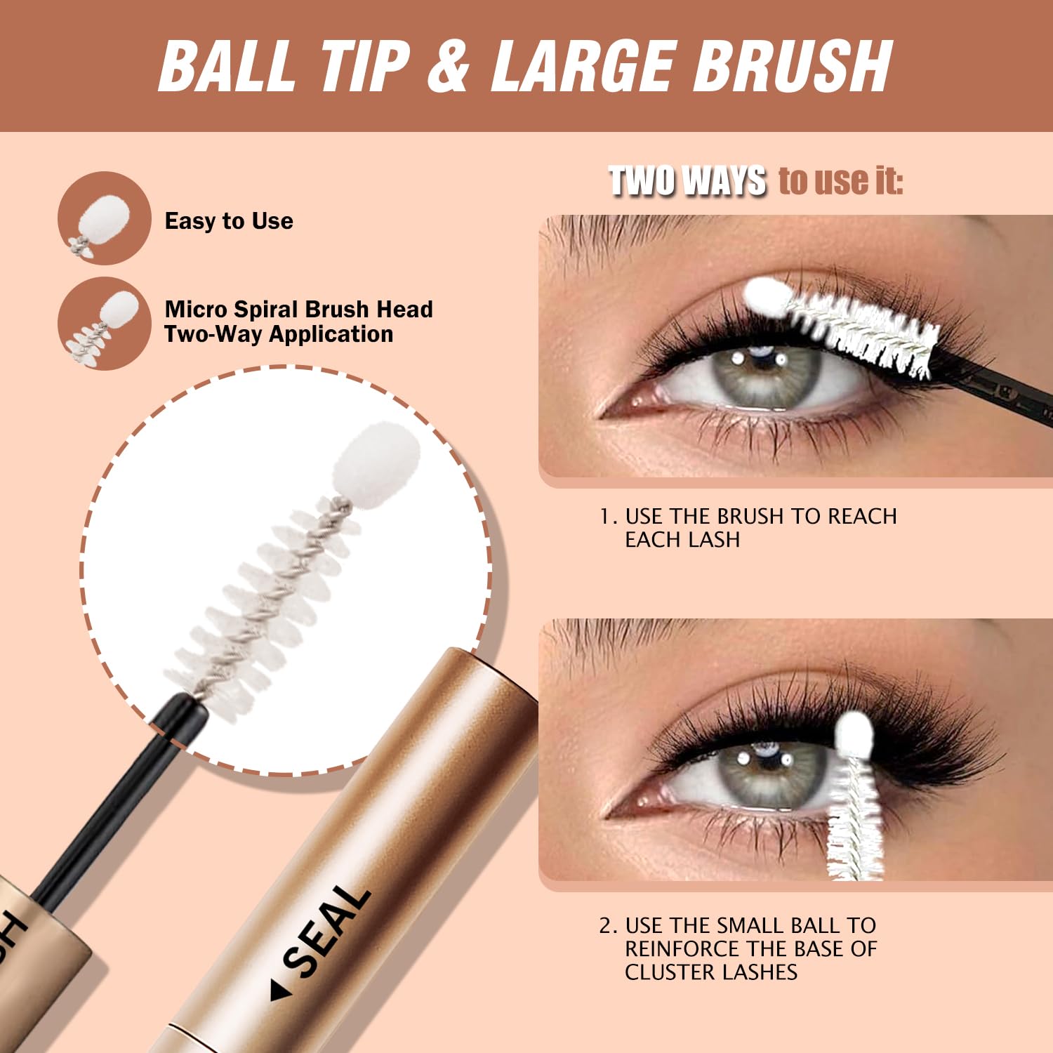 MUSELASH seven‑day hold demonstrated on lashes