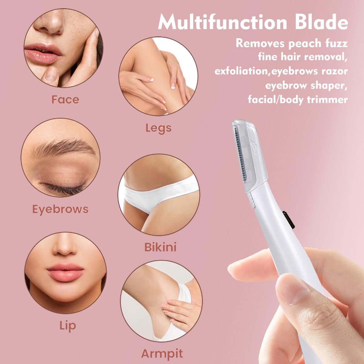 MoveLove replacement blades for Flawless Dermaplane Glo easy swaps.