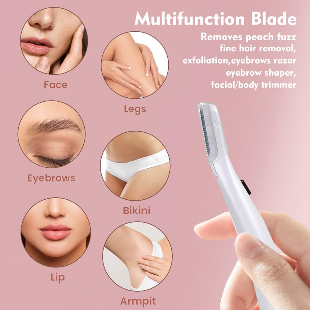 MoveLove replacement blades for Flawless Dermaplane Glo easy swaps.