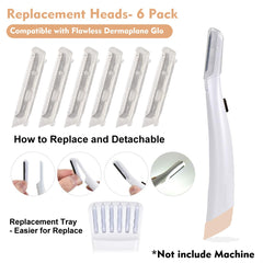 MoveLove replacement tray keeps Dermaplane Glo blades organized.