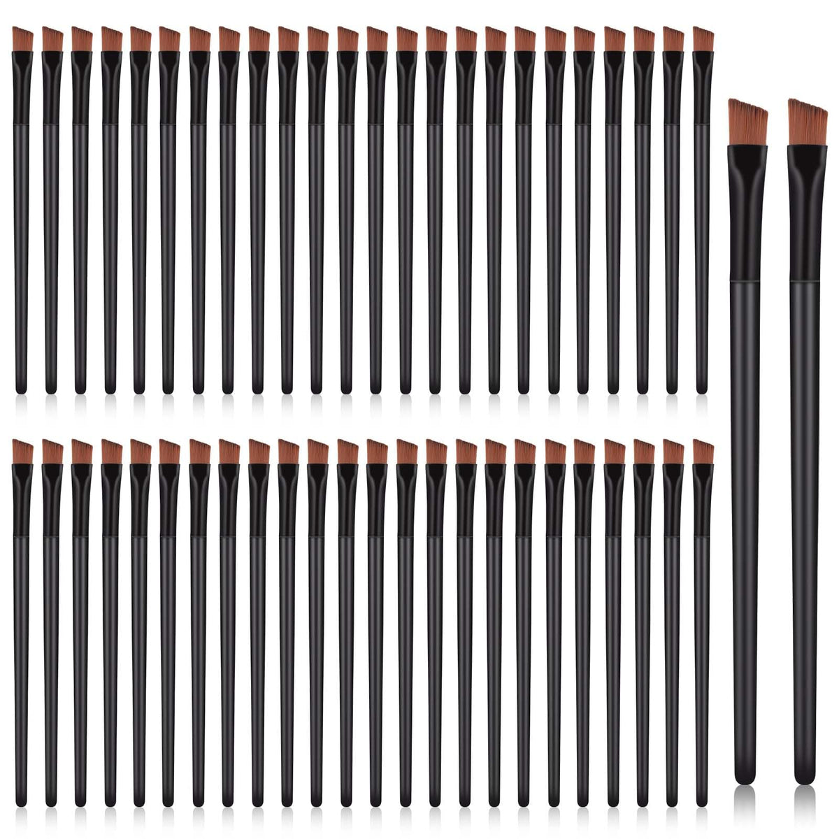 Mozeat Lens angled eyebrow brush for precise brow definition and control