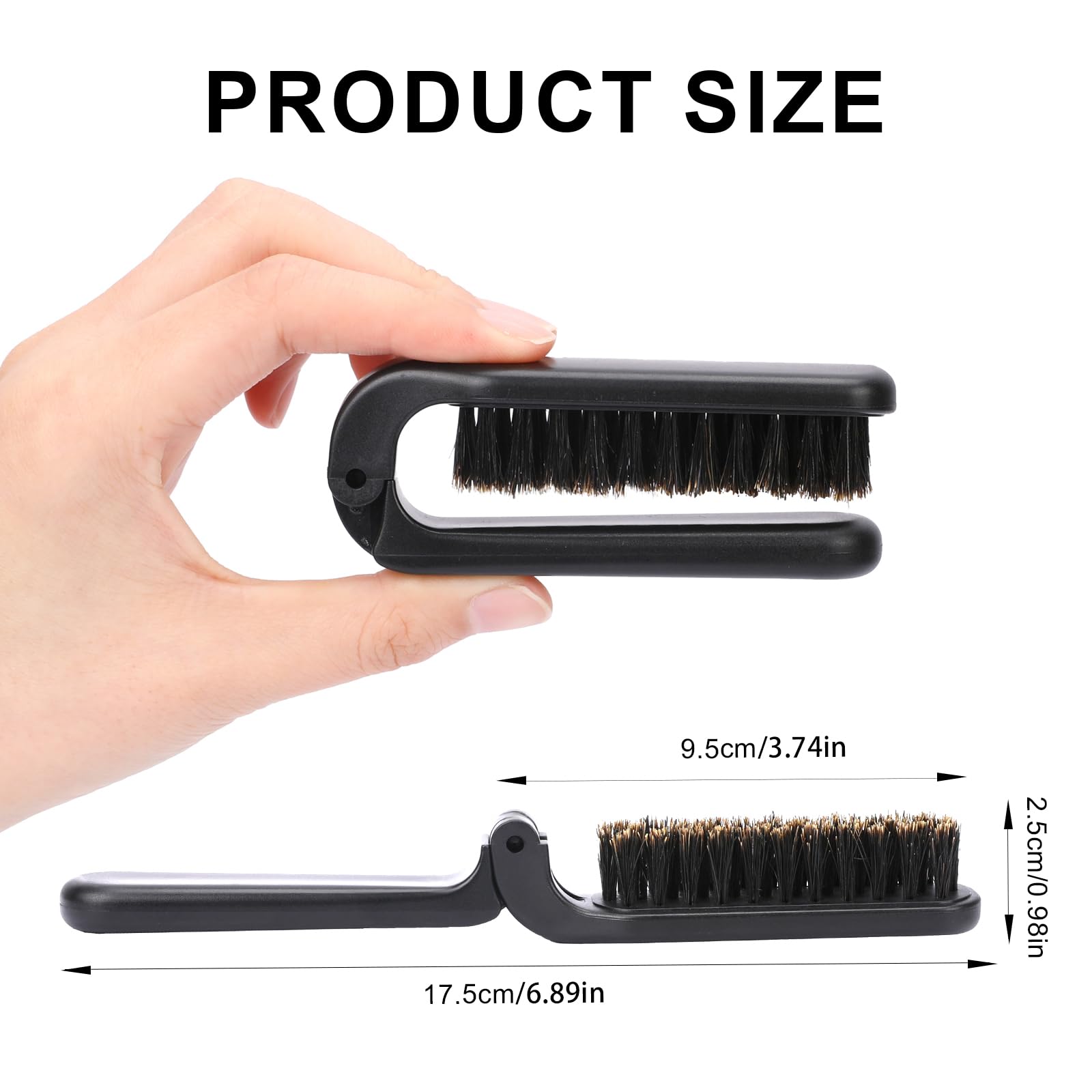 Mozeat Lens anti-static brush reduces static for easy styling.