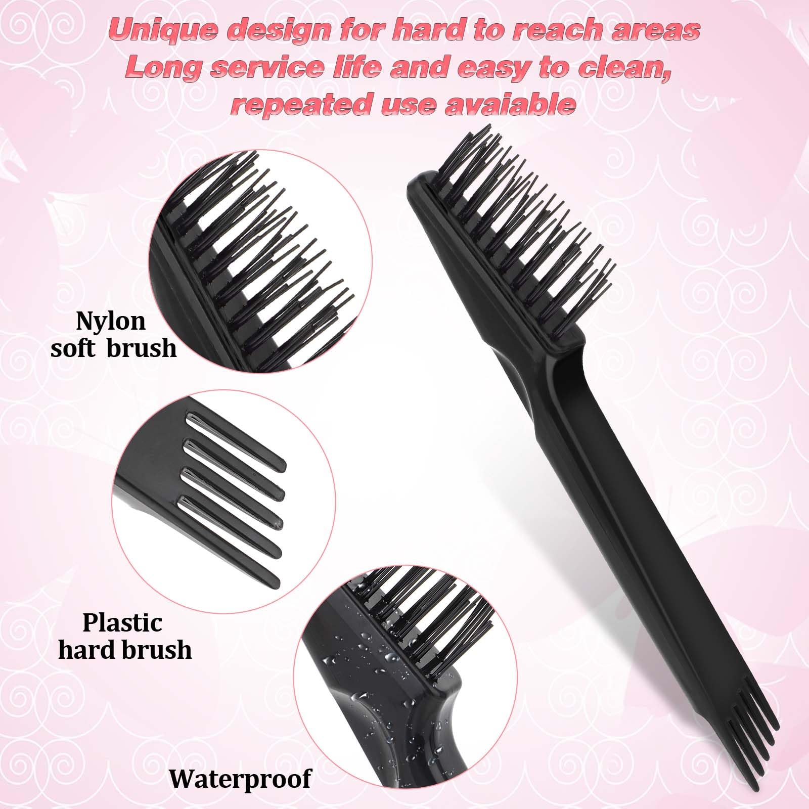 Mozeat Lens black plastic cleaner claw removes lint efficiently.
