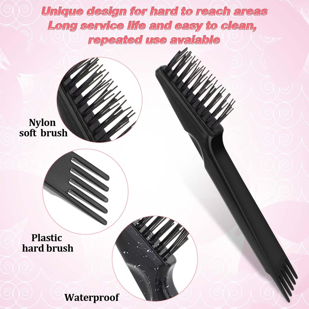 Mozeat Lens black plastic cleaner claw removes lint efficiently.