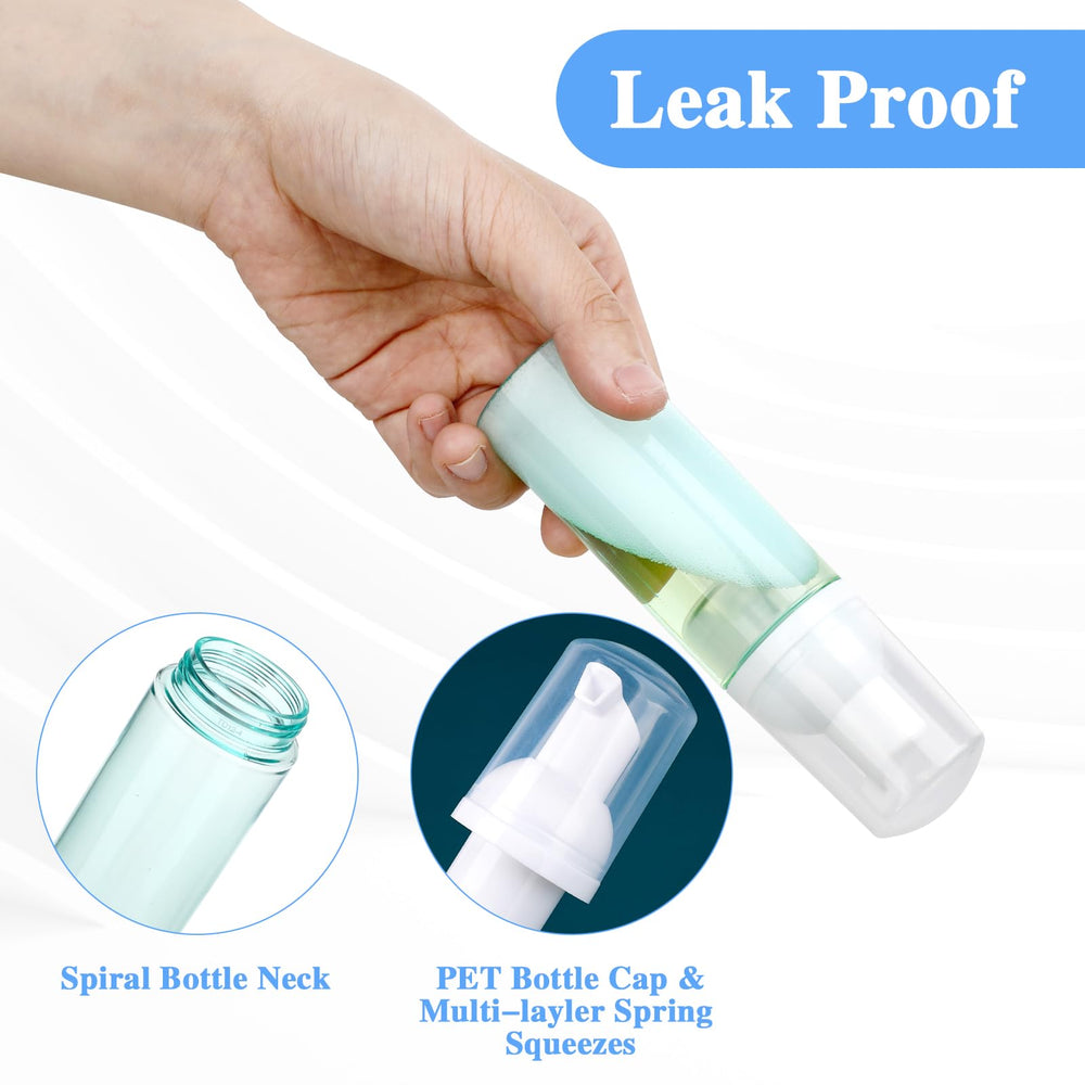 Mozeat Lens DIY foam soap use in a travel bottle