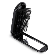 Mozeat Lens folding brush with mirror for on-the-go grooming.