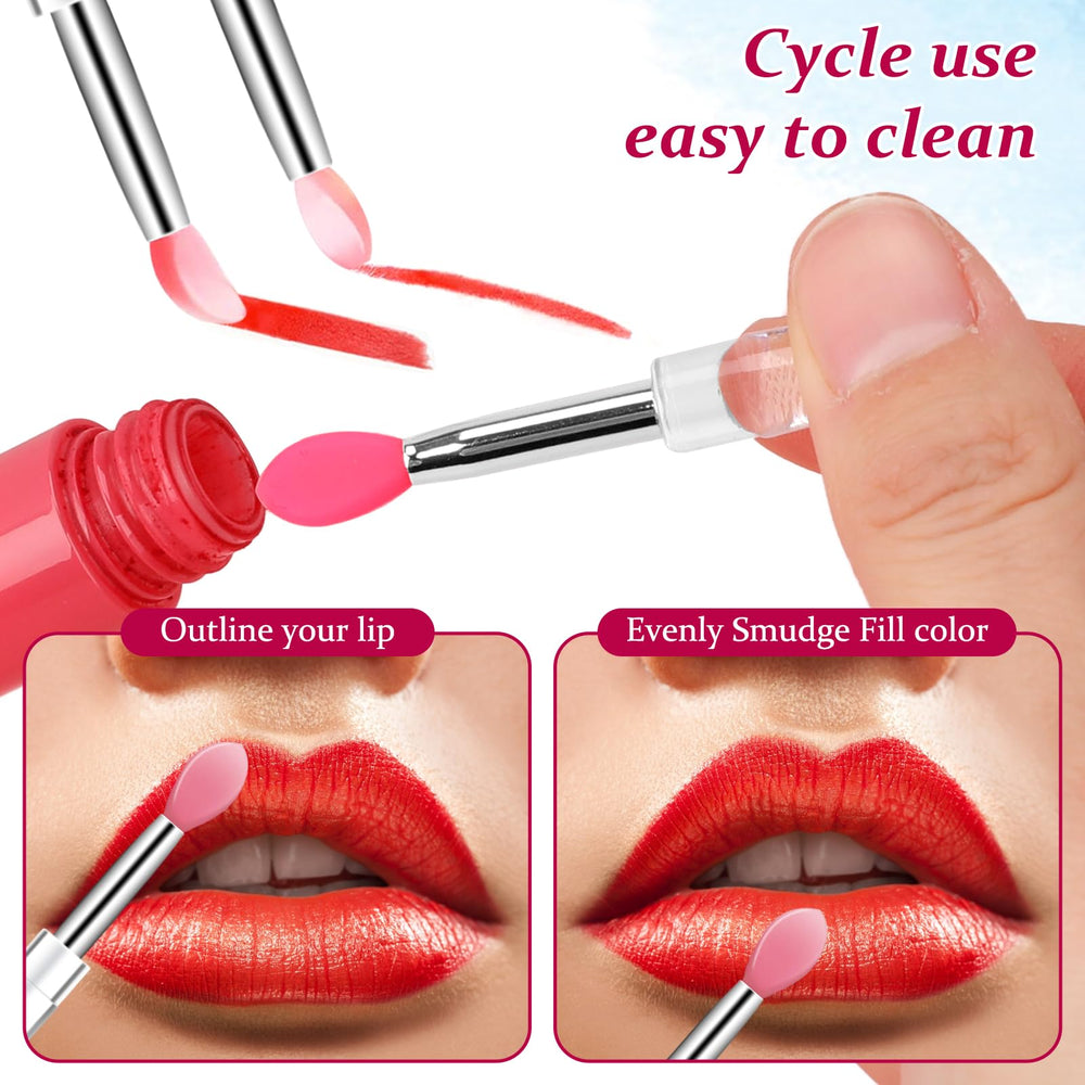 Versatile Mozeat Lens brush for eyeshadow, lipstick, gloss, and balm