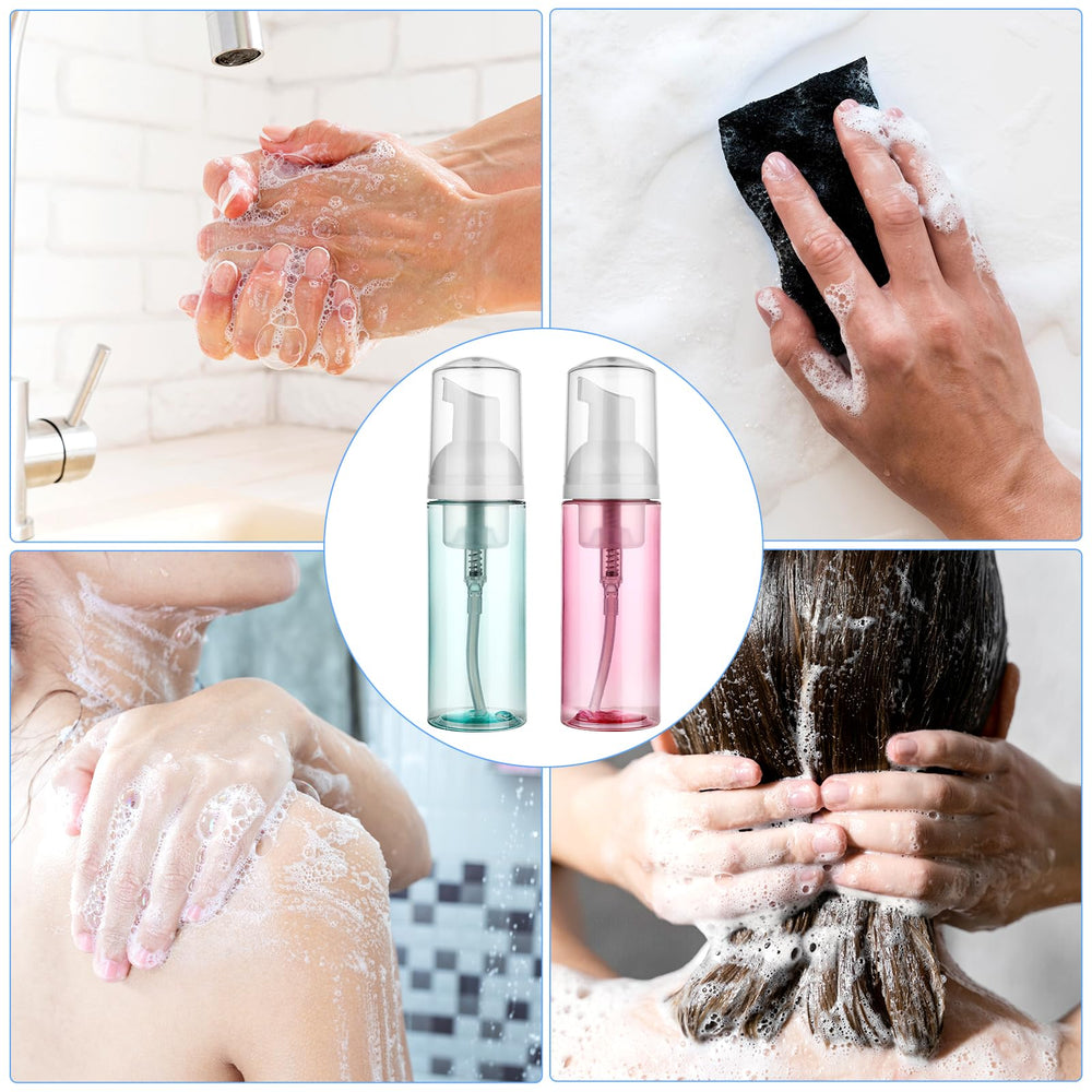 Mozeat Lens portable travel bottle held in hand for trips