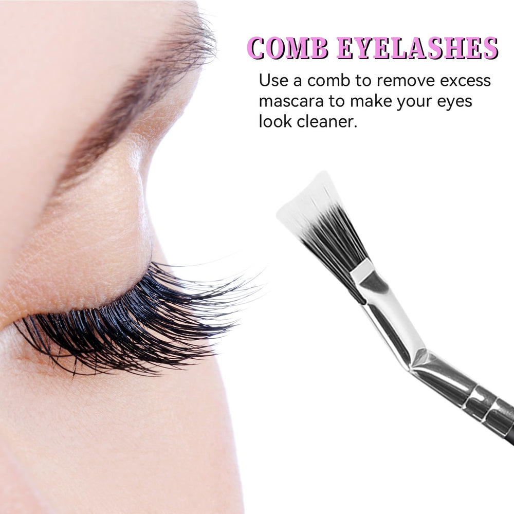 Mozeat Lens synthetic bristles deliver smooth, clump-free mascara coats.