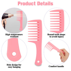 Mozeat Lens wide-tooth comb with smooth teeth for gentle detangling.