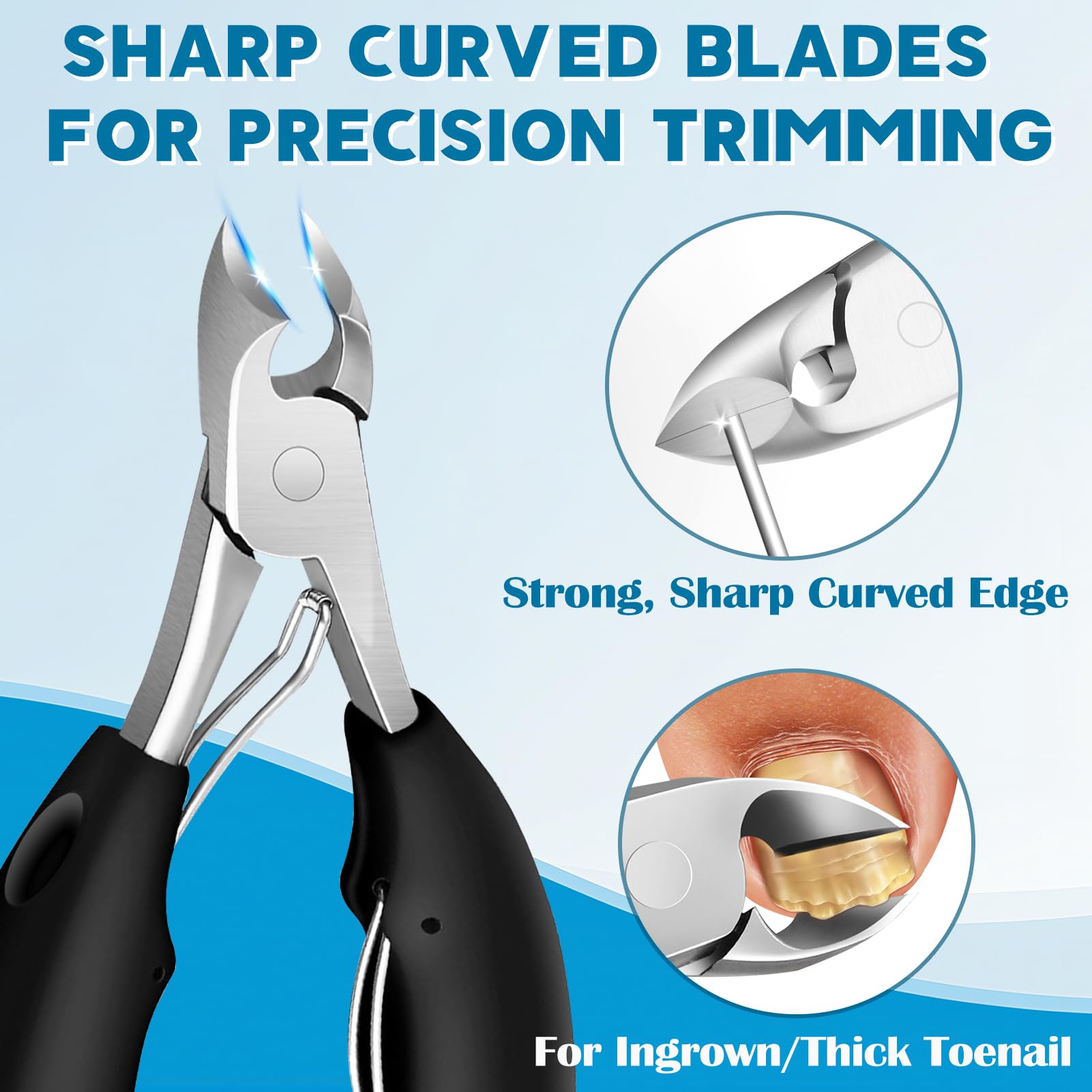 Ergonomic anti-slip handle on MPKDZNE clippers for a secure grip
