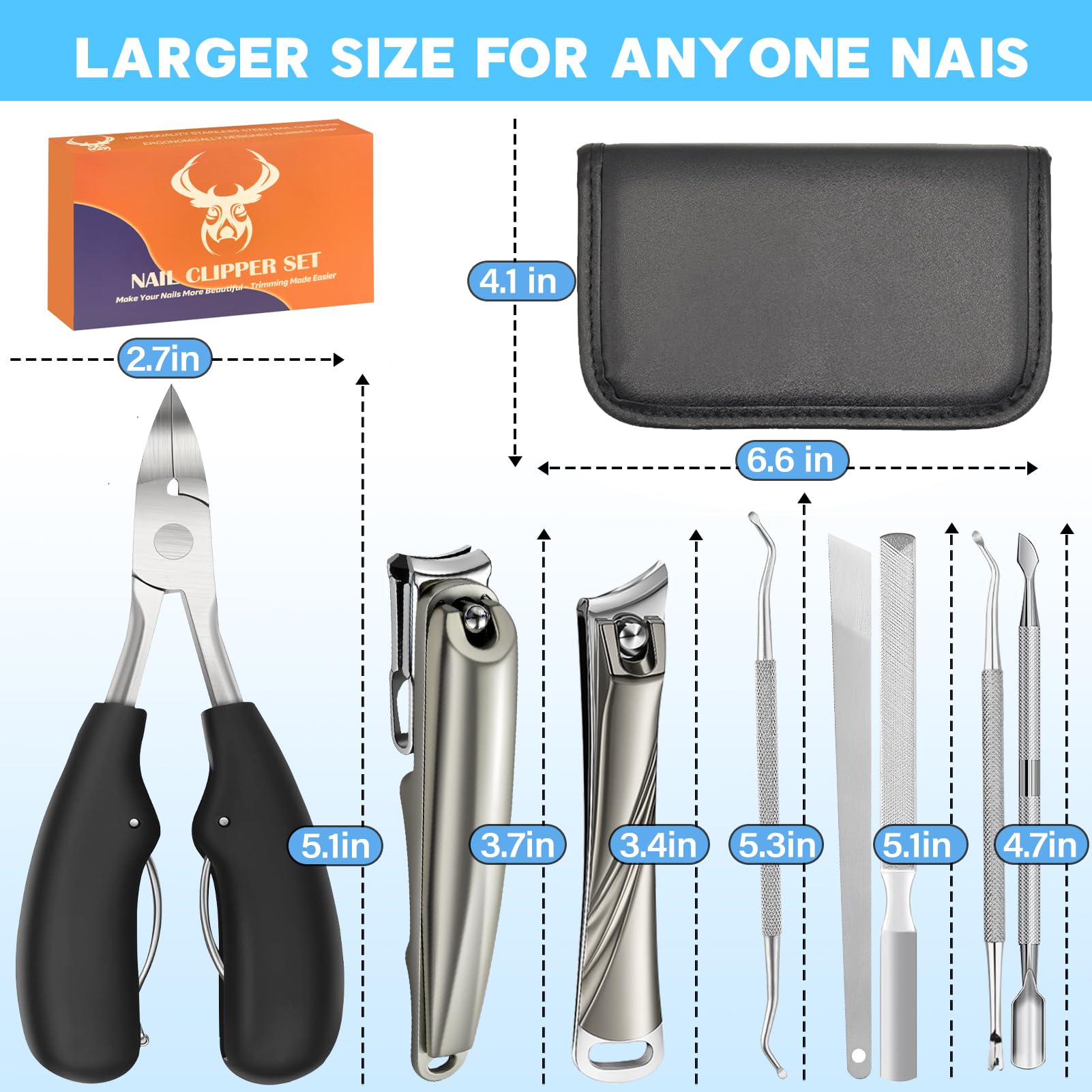 MPKDZNE ergonomic non-slip handles deliver comfortable control