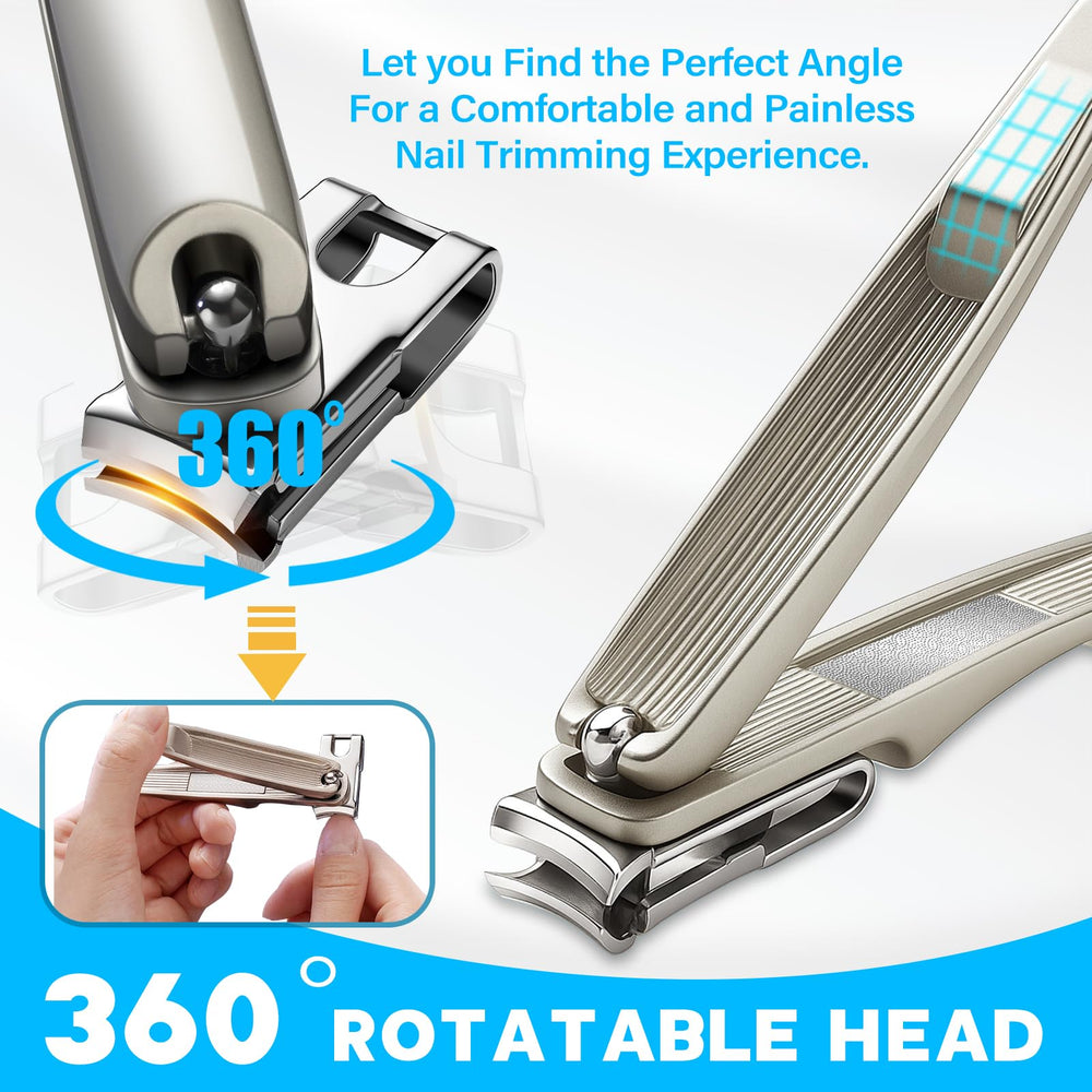 MPKDZNE precision angled trimmer for neat fingernail edge work