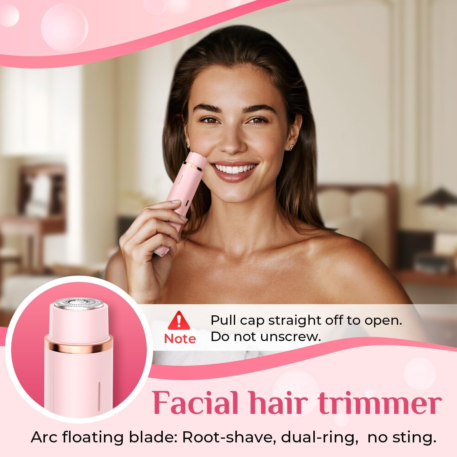 Mpotmiy flip-to-use cover and easy rinse for quick cleaning.