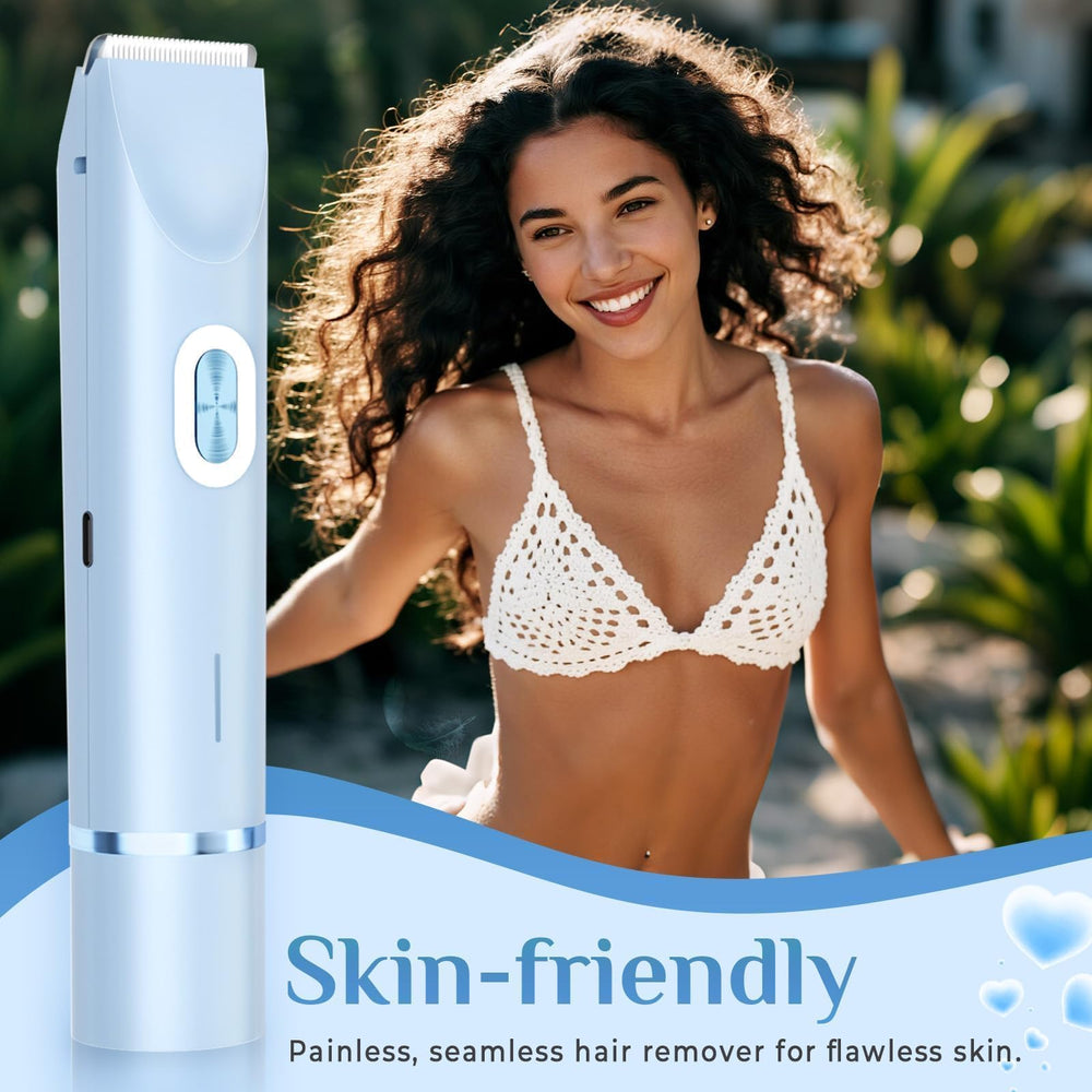 Mpotmiy straight-edge trimmer for longer hair trimming quickly and smoothly.