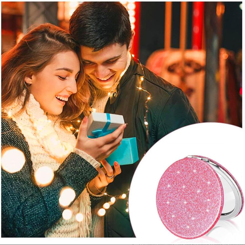 mpowtech folding 180-degree mirror angled for easy makeup checks