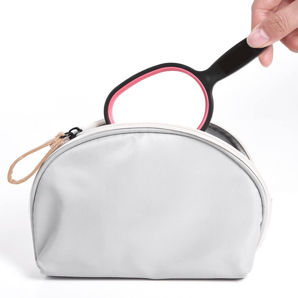 mpowtech travel mirror – compact size fits handbags and luggage.